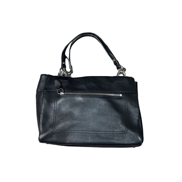Coach Penelope Black Pebbled Leather 9x12x5” Hand Bag PurseTurn-Lock - Picture 2 of 16